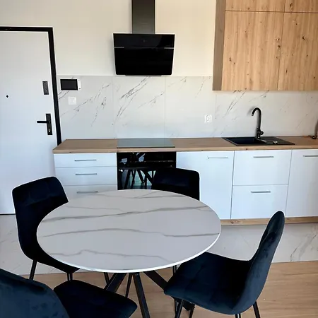 Apartment Modern Blue Krakow